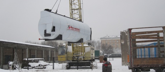 Паровой котел с газовой горелкой Cuenod С.380